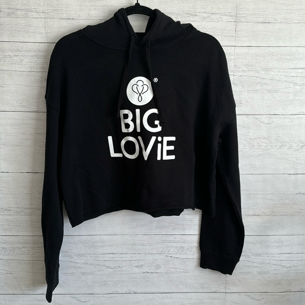 Big Lovie Cropped Hooded Sweater | SIZE M - Picture 3 of 7